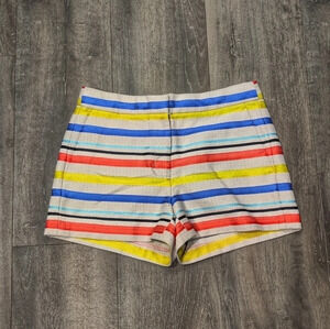 J. Crew Bright Striped Shorts